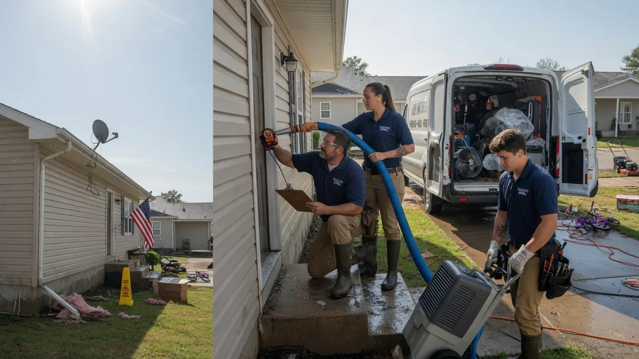 Ceiling Water Damage Restoration in Eielson Afb, AK near me